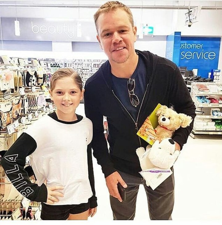 Matt Damon so svojou 10-ročnou fanúšičkou